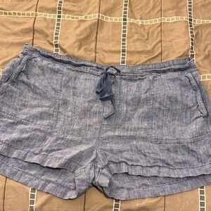 Caslon High Waist Blue Shorts